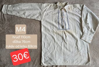 Stary kroj MUŽSKÉ KOŠELE A NOHAVICE - 6