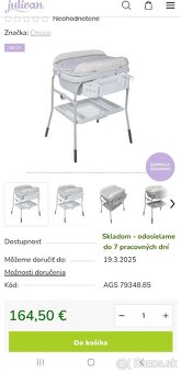 Prebalovaci pult s vanickou CHICCO - 6