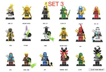 Figurky Ninjago (24ks) typ lego 1 - nove, nehrane - 6