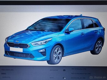 Kia Ceed zadný nárazník modrý B3 - 6