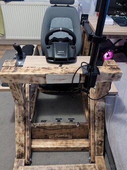 Domáci custom Playseat z dreva. - 6