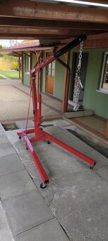 Hydraulický zdvihák motorov 2t Vyrovnavaci zaves - 6
