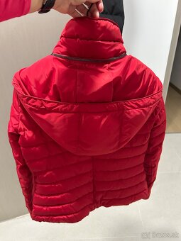 Armani bunda M červená s kapucňou - 6