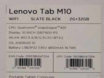 Tablet Lenovo M10 - 6
