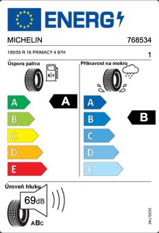 MICHELIN PRIMACY 4  195/55 R16 87H - 6