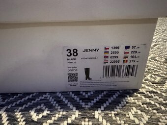 Jenny Damske vysoke čižmy 38 - 6