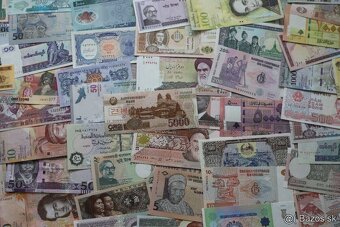 Unc bankovky 100 kusov mix - 6