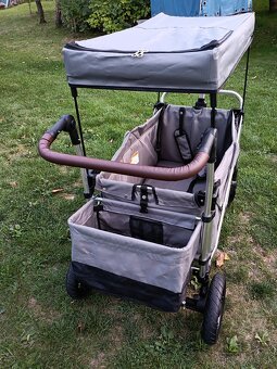 Skladací vozík FUXTEC CTL-900-G v šedej farbe (zánovný) - 6