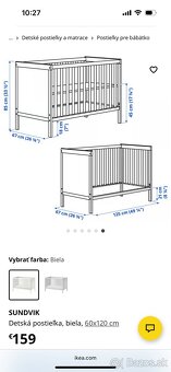 Detská Postielka plus matrac - 6