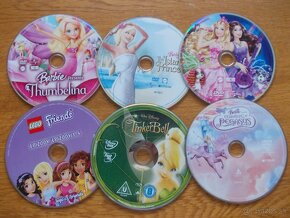 Barbie dvd  - cena spolu - 6