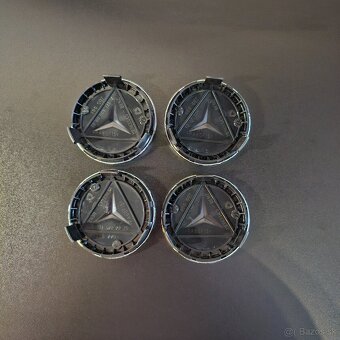 ✅MERCEDES✅ KRYTKY KOLIES S PRSTENCOM - STRIEBORNE 75 MM - 6