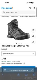 🥾GORE-TEX HAIX BLACK EAGLE 50 Mid Topánky - 6