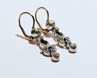 art deco diamantové náušnice ✨✨✨ - 6