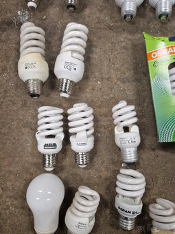 Úsporné žiarivky Osram a iné E27. - 6