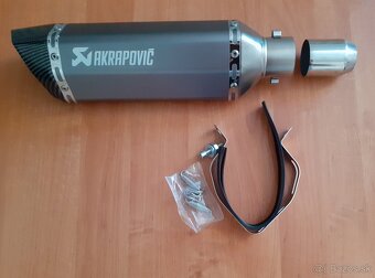 Na predaj - Nový ladený športový univerzálny moto výfuk - 6