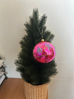 Retro vianočné gule 5ks/ Okrasa Čadca č.11 - 6