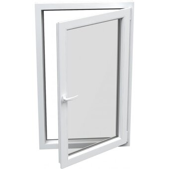KUPIM Plastové okná, š 170-177cm X v 140 -143cm, š 54 X v 80 - 6