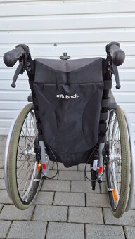 invalidny vozík 37cm pridavne brzdy pre asistenta - 6