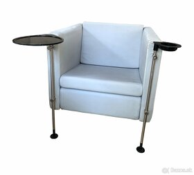 ARFLEX italská dvoumístná sofa, křeslo a variabilní stolek - 6