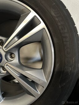 5x108 R16 7J ET50 Ford + letné 215/55 R16 Hankook - 6