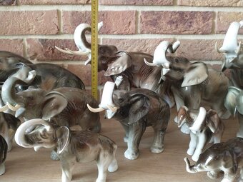 slon, slony, sloníci royal dux, kameň ónyx - 6