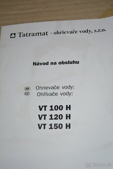 Bojler Tatramat VTH100 - 6