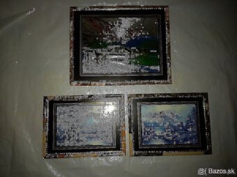 Retro obrazy, vešiak vintage - 6