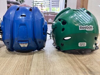 ✅ LACNÉ HOKEJOVÉ PRILBY - BAUER + CCM + REEBOK - SIZE M ✅ - 6