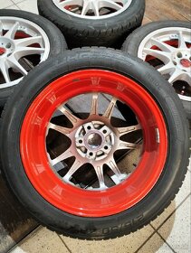 Predám na alfu Romeo pneumatiky obuté na elektrónoch r17 - 6