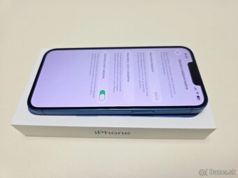 Predám Apple iphone 13 128gb modrý TOP STAV,BATERKA 100% - 6