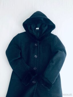 Dámsky vlnený kabát vel M - 6