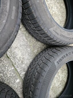 4x zimné pneu Continental 215/55 R17 - 6
