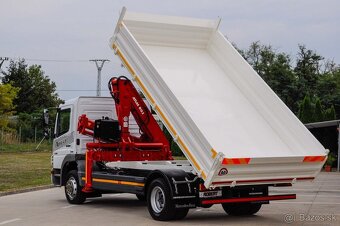 MERCEDES ATEGO 12T TROJSTRANNÝ SKLÁPAČ HYDRAULICKÁ RUKA EU4 - 6