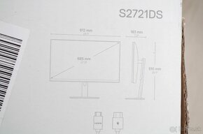 27" Dell S2721DS,1440p,75 Hz,Freesync,záruka do 10.2.2028 - 6