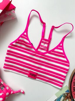 Športová podprsenka Seamless Victoria’s Secret PINK XS - 6