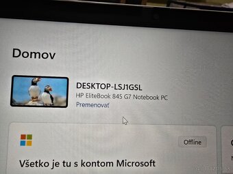 Hp Elitebook 845 G7 v TOP stave so 16 gb ram Ryzen 5 pro pro - 6