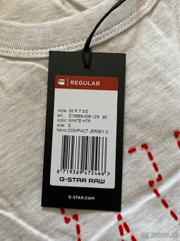 panske tricko g-star raw velkost S biele. - 6