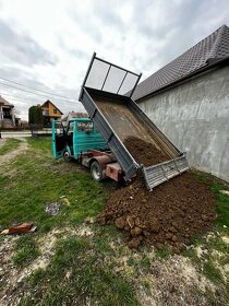 Zemné a výkopové práce, Minibager, nákladná doprava bager - 6