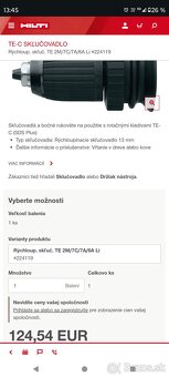 HILTI rýchloupínacie skľučovadlo TE 2M/7C/7A/6A Li - 6