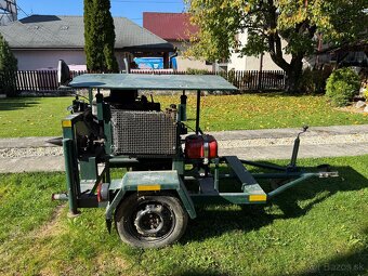 Štiepačka na drevo – domáca výroba, mobilná, benzínový motor - 6