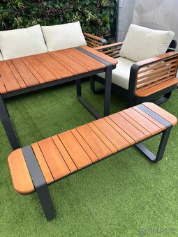 Predám hliníkový jedálenský nábytok 009 - 6