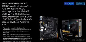 Predam vykonny herny PC-RTX 3070/ RYZEN 7 5800X/RTX 3070/32G - 6