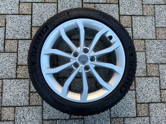 Hliníkové disky orig. Audi + zimné pneumatiky 225/45 R18 - 6