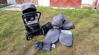 EASYWALKER Set XXL kočík kombinovaný Harvey3 Fossil Grey - 6