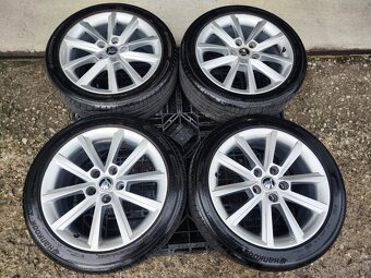 Alu sada =5x112 =orig. ŠKODA= s pneu= 225/45 R17 - 6