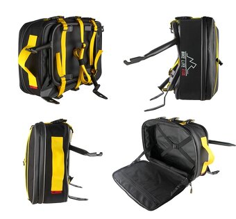 Tašky na kufry, celé černé, sada 3 ks - 6