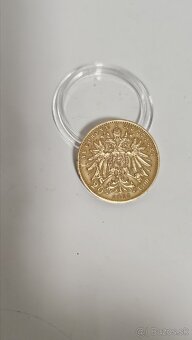 Vzácna zlatá 20 cor 1911 austria Franz Josef - 6