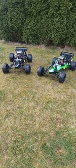 Predám ČISTO NOVÉ 1:5 BENZÍNOVÉ RC auto Rovan Baja 5b zel. - 6