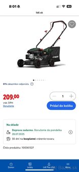 Benzínová kosačka Parkside - ✅ Záruka - 3 roky - 6