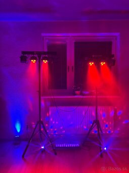 Zdravím predám svetelnú zostavu party LED svetiel - 6